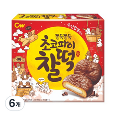 청우식품 초코파이찰떡, 215g, 6개