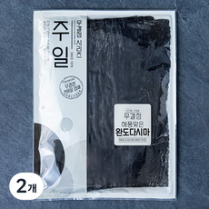 주일 무결점 해풍맞은 완도다시마, 150g, 2개
