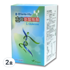 善得 Sante-Vita 左旋麩醯胺酸 L-Glutamine 110g, 2盒
