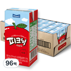 매일유업 피크닉 사과맛, 200ml, 96팩