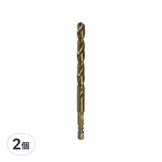 PANRICO 百利世 HSS 含鈷六角軸鑽頭 專業型, 5.0mm 3/16" M35材質 適用 白鐵工、金屬、塑膠、木材, 5.0 x 110mm, 2個