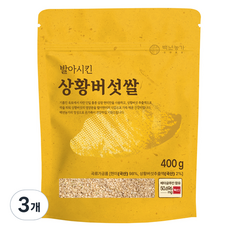 백년농가 상황버섯쌀, 400g, 3개