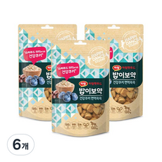 밥이보약 하림펫푸드 밥이보약 강아지 건강쿠키 면역쑥쑥 120g, 귀리(면역쑥쑥), 6개