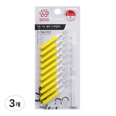 SGS 치간칫솔 일반형 1.1mm, 10개입, 3개