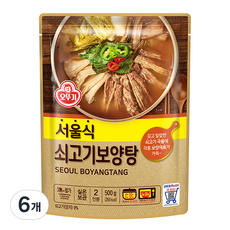 오뚜기 서울식 쇠고기 보양탕, 500g, 6개