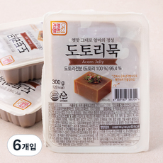 친정엄마 도토리묵, 300g, 6개입