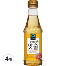 대상 청정원 월계수잎 맛술, 410ml, 4개