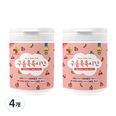미스플러스 구름목욕시간 유아 입욕제 대팩 스위티푸르티, 500g, 4개