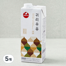 서울우유 귀리우유, 750ml, 5개