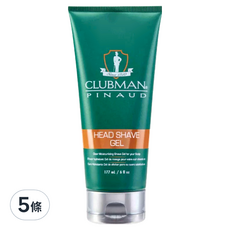 Clubman 刮鬍凝膠 177ml 5條組, 5條