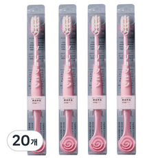 드위트리 소프트 2 in 1 칫솔 혀클리너 핑크, 20개