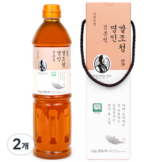 강봉석 명인 쌀 조청, 1.2kg, 2개