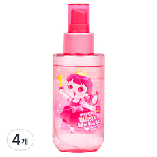 핑크공주 아임핑키 머리빗자 헤어미스트, 4개, 120ml