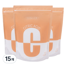 비즐리 프리미엄 구연산, 1kg, 15개