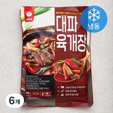 천일냉동 대파육개장 (냉동), 500g, 6개