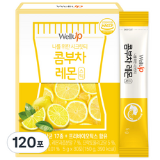 로엘 웰업 나를 위한 시크릿티 콤부차 레몬맛 분말스틱, 5g, 30개입, 4개, 5g