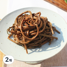 데친 고사리, 1kg, 2개
