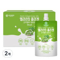 단디라이프 엘라스틴 콜라겐 곤약젤리 청포도맛 10개입, 120g, 20개