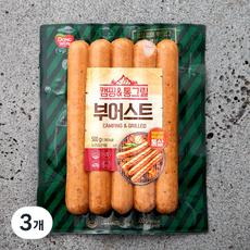 동원 캠핑 앤 통그릴 부어스트, 500g, 3개