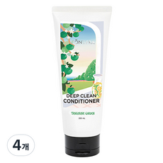 몽프라 딥클린 청소년 컨디셔너 탠저린가든향, 4개, 200ml