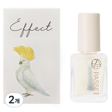 파셋 셀럽 이펙트 네일 쉬머 펄 탑코트, 2개, 7ml, 혼합색상