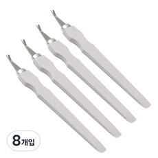 세븐스타 고급밀대 손톱큐티클제거용, 화이트, 8개