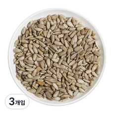 웰넛 자연두레 해바라기씨, 500g, 3개