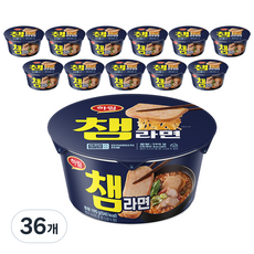 하림 챔라면 컵 195g, 36개