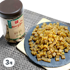 야아부르니 강아지 국내산 수제간식 통간식, 황태 큐브, 3개