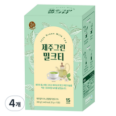 우리차 제주 그린 밀크티, 20g, 15개입, 4개