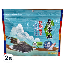 元本山 朝鮮海苔 湖鹽風味，口感酥脆，風味獨特, 32.8g, 2包