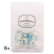 Cookingstory 裝飾用雪花形狀, 15g, 6個