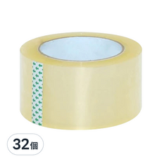 小麥購物 透明膠帶 大(48mm x 90Y) 185g, Y369, 32個
