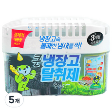 산도깨비 큰 냉장고 참숯 탈취제 본품, 420g, 5개