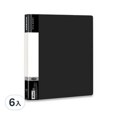 Data Line PP強力夾/右中_e黑色dl_0610,6入組 - 文件收納好幫手, 黑色, 6入