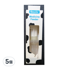 Basilic 貝喜力克長嘴型餵藥器5入組 (D021) - 寶寶餵藥好幫手，精準餵藥，安全材質, 5個