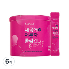 서울약사신협 내몸애 저분자 콜라겐, 100포, 250g, 6개