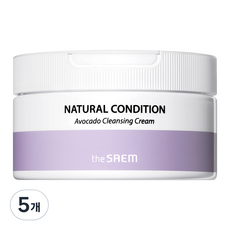 더샘 내추럴 컨디션 아보카도 클렌징 크림, 300ml, 5개