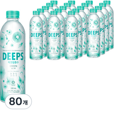 딥스 해양심층수 그린, 500ml, 80개