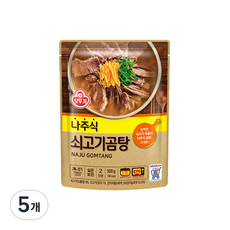 오뚜기 나주식 쇠고기 곰탕, 5개, 500g