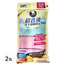 OP 超音波馬卡龍瞬吸布 4條組, 2包