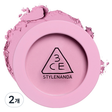3CE 페이스 블러쉬 5.5g, 큐리어스 모브, 2개