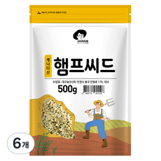 엉클탁 햄프씨드, 500g, 6개