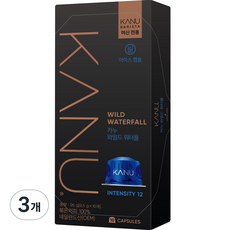 카누 바리스타 머신 전용 캡슐커피 와일드워터폴, 9.5g, 10개입, 3개