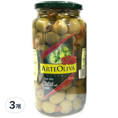 ARTE OLIVA 그린 올리브 스터피드 피멘토, 3개, 935g