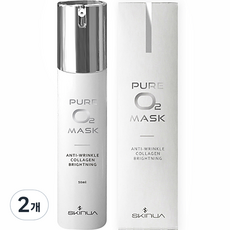스키누아 퓨어 오투 콜라겐 마이크로 버블 마스크, 50ml, 2개