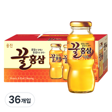 웅진 꿀 홍삼 혼합 음료, 180ml, 36개