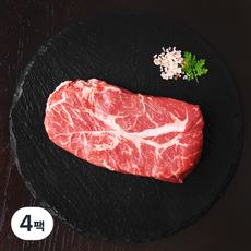 푸드랩플러스 미국산 프라임 부채살 스테이크 (냉장), 200g, 4팩