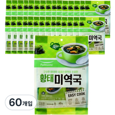 풀무원 황태 미역국, 8g, 60개