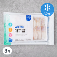 프리미어 미국 MSC인증 대구살(냉동), 500g, 3개